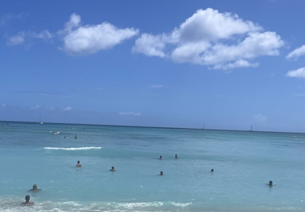 ハワイの海の写真